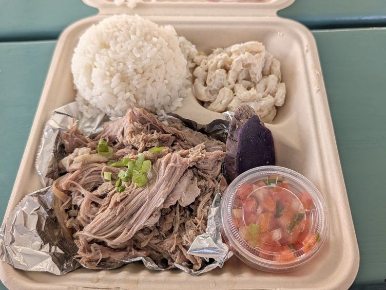 Kalua pork plate